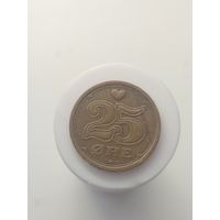 25 эре Дания 1990 год лот 43