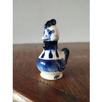 Статуэтка фарфоровая Петушок, Гжель