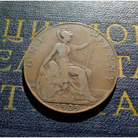 1 пенни 1909 Великобритания #01