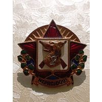 Знак Погранвойска Чехословакия. С рубля.