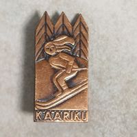 Значок. Спортивный центр Кяэрику. Эстония. Советская Прибалтика.