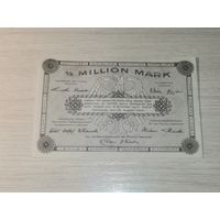 Пол миллиона марок 1923 года, Ганновер.