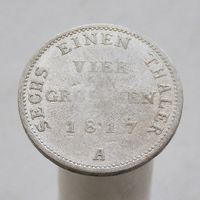Пруссия 1/6 талера 1817