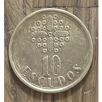 10 Эскудо Португалия 1987г.