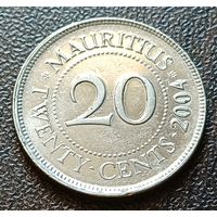 Маврикий 20 центов, 2004    ( 1-4-5 )