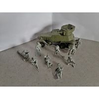 Модель БА 10 и немецкие солдаты 1:35 Звезда