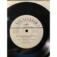 Владимир Сидоров – Песни Владимира Сидорова, МИНЬОН 1977