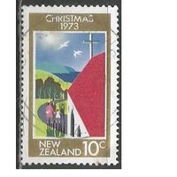 Новая Зеландия. Рождество. 1973г. Mi#615.