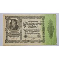 1922 год Германия 50000 марок