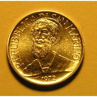 Сан-Марино 1 Лира 1972