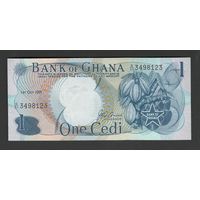 Гана 1 седи 1971 года. Тип P-10d. Состояние UNC
