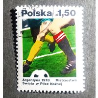Марка Польша 1978 год Чемпионат мира по футболу