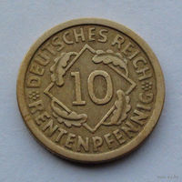 Германия 10 рентенпфеннигов, 1924 A