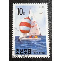 Лот 244 КНДР (1992) Международная выставка почтовых марок в Ричоне 92. Яхта  С класса KP3321