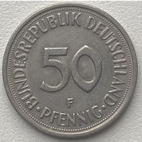 Германия 50 пфеннигов 1975 г. F