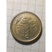 5000 лир Турция 1998 год