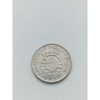 Колония Мозамбик 2.5 эскудо 1950 год( серебро)