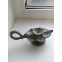 Подсвечник ручной, переносной, металл, силумин