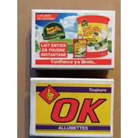 Спичечные коробки 5 х 3.5 х 1.5 см, серия "ОК", спички