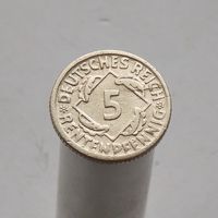 Германия 5 рейтенпфеннигов 1924 D