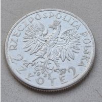 2 злотых 1933 год.