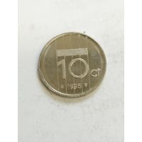 Нидерланды 10 центов 1995