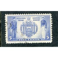 США. Герб морской академии в Аннаполис