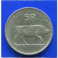 Ирландия 5 пенсов 1976 , большие