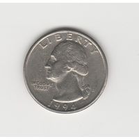 Квотер (25 центов) США 1994 D Лот 8266