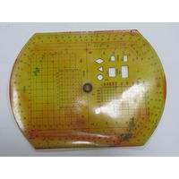 Редкость. "Артиллерийский круг АК-3". Линейка. Вооруженные силы. Армия. Оригинал. СССР 1955 г.