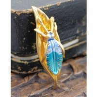 Винтажная брошь. Чехословакия.