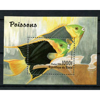 Бенин - 1996 - Рыбки - [Mi. bl. 23] - 1 блок. MNH.