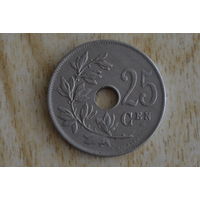 Бельгия 25 сантимов 1922