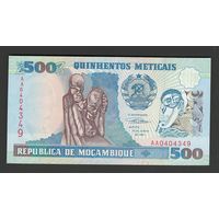 Мозамбик 500 метикал 1991 года. Тип P-134. Состояние UNC!
