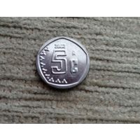 Werty71 Мексика 5 сентаво 2002 Редкая