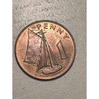 1966 Gambia 1 penny