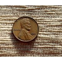 Werty71 США 1 цент 1961