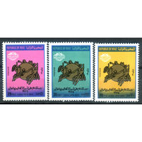Ирак - 1974г. - 100 лет ВПС - 3 марки - полная серия, MNH [Mi 795-797]. #4-W1-Z-1-46
