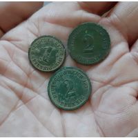 Пфенниги 3 шт