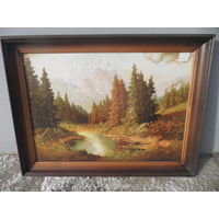 Картина Пейзаж репродукция 90-е г.С рубля.