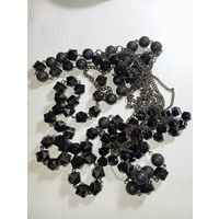 Бусы Чехословакии . Распродажа винтажный бижутерии с рубля !