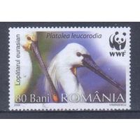 [338] Румыния 2006. Фауна.Птицы.Колпица. Гашеная марка. 3