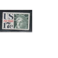 США-1971, (Мих.1044),  ** , Авиапочта (одиночка)