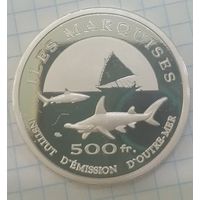 2/12 Маркизские острова, 500 франков