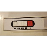 Клавишный переключатель с зависимой фиксацией  для вентилятора вытяжки, электродвигателя, обогревателя.