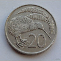 Новая Зеландия 20 центов, 1967