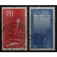 ГЕРМАНИЯ, ГДР - 1958 [Mi. 616-617] Гашеная (DDR01)