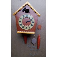 РЕДКИЕ Часы с Кукушкой Сердобский часовой з-д.