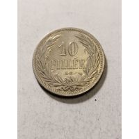 Венгрия 10 филлер 1908