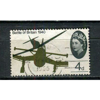 Великобритания - 1965 - Авиация 4Р - [Mi.394x] - 1 марка. Гашеная.  (Лот 38HH)-T41P28